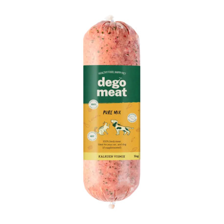 Degomeat - Mezcla Pavo Pescado 1kg - Mezcla Pura