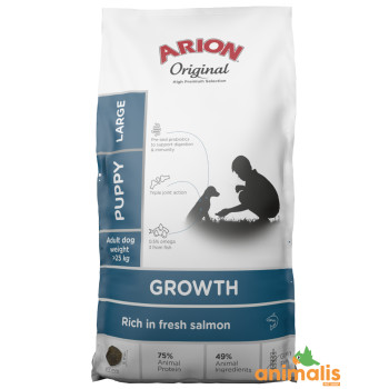 ARION ORIGINAL Puppy Large Salmón para Cachorro de Gran Tamaño 2kg