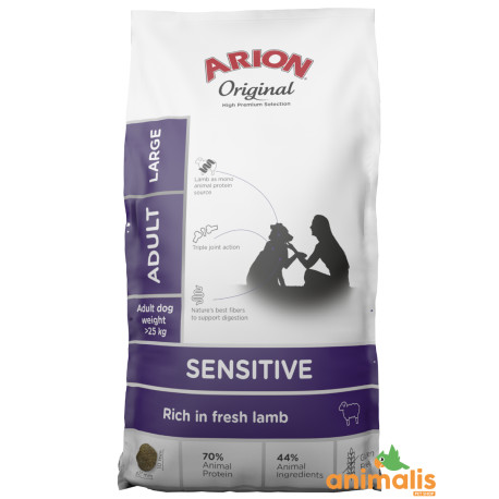 ARION ORIGINAL Adulto Grande Borrego para Cão de Grande Porte 12kg