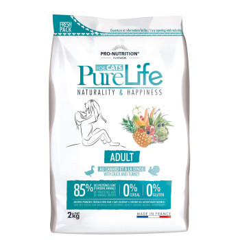 PureLife Volwassen Kat met Eend 2kg