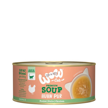 Sopa de pollo 70g - Comida húmeda para gato - Wow