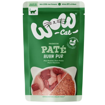 Adulti Pollo puro 125g - Pâté per gatti - Wow