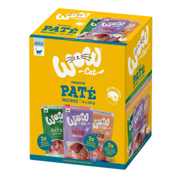 Multipack Adulte 6x125g - Pâtée pour chat - Wow