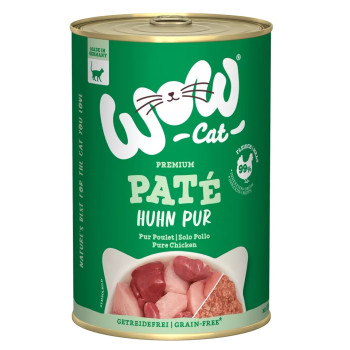 Adulto Pollo puro 400g - Comida húmeda para gatos - Wow