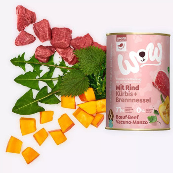 Chiot Bovino 400g - Comida húmida para cães - Wow