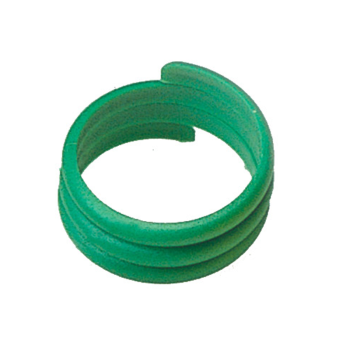 Anel de Plástico para Galinhas - 18mm - Verde