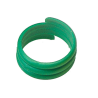 Anello in plastica per polli - 18mm - Verde