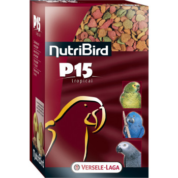 Nutribird P15 tropical 1kg - Pellets Extrudidos - Alimento de Manutenção para Papagaios