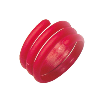 Anel de Plástico para Galinhas - 18mm - Vermelho