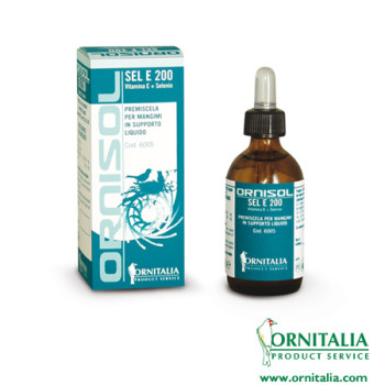 Ornisol Sel E 200 - 50ml - Ornitalia