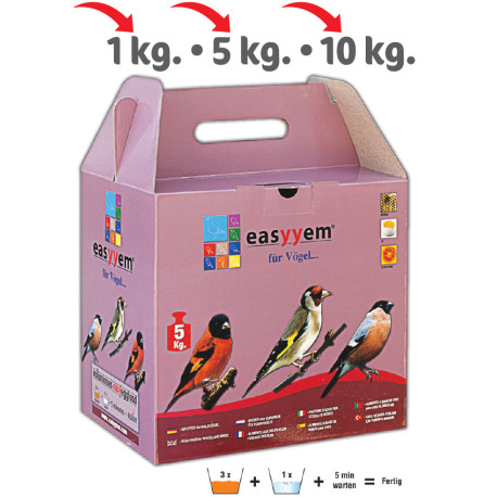 Pasto all'uovo per uccelli indigeni 1kg - Easyyem