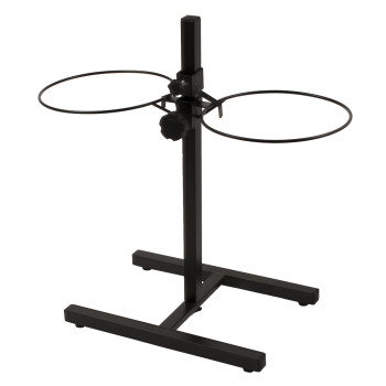 Twin feeder stand stand black 1890ml - L - 52CM - 2xØ21cm