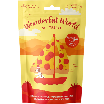 Pepperoni Pizza 50g - Zachte Snacks - Pepperoni Smaak - Wondere wereld