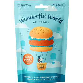 Chicken Burger 50g - Snacks mous - goût poulet - Wonderful world