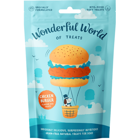 Chicken Burger 50g - Snack morbidi - gusto pollo - Wonderful world