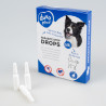 Pipette antiparassitario per cani contro pulci e zecche 3x2ml