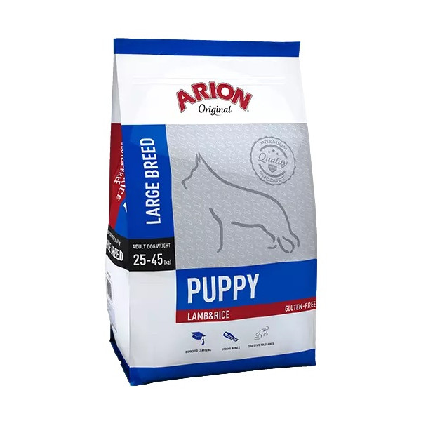 ARION ORIGINAL Puppy Large Agnello & Riso per Cucciolo di Taglia Grande 12kg