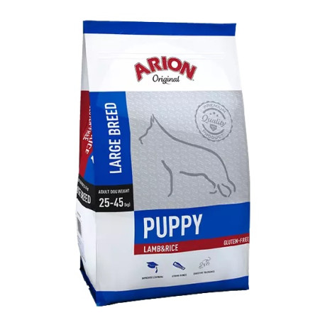 ARION ORIGINAL Puppy Large Agnello & Riso per Cucciolo di Taglia Grande 12kg