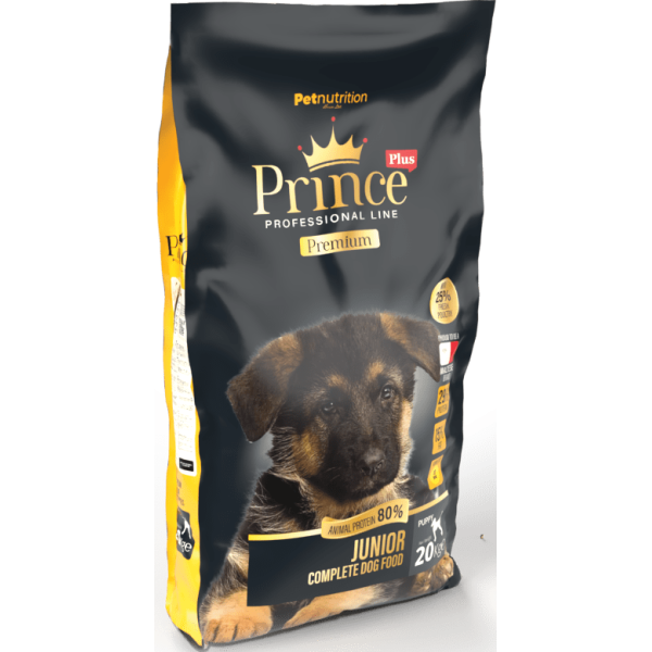 Ração para cão 20kg - Júnior - Premium - Prince Plus