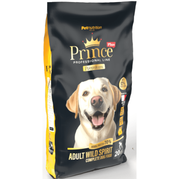 Crocchette per cani 20 kg - Adult Wild Spirit - Premium - Prince Plus