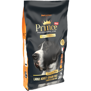 Crocchette per cani 20kg - Adult Large - Super Premium - Senza cereali - Prince Plus