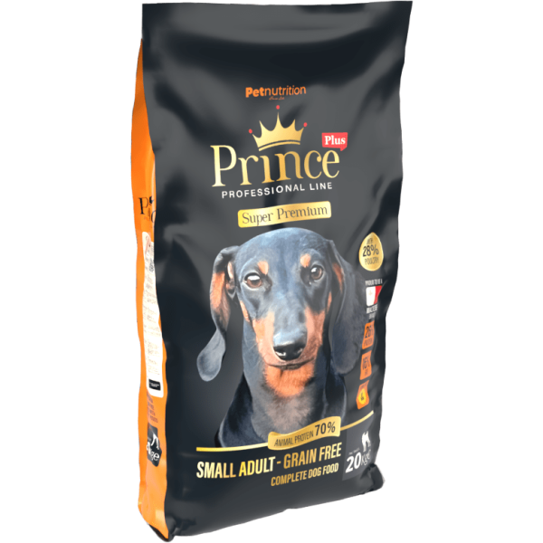 Croquetas para perro 20 kg - Adulto Pequeño - Súper Premium - Sin Cereales - Prince Plus