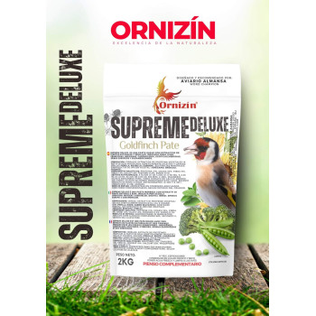 Supreme Deluxe 2kg - Pastone per cardellini con il 21% di proteine - Ornizin