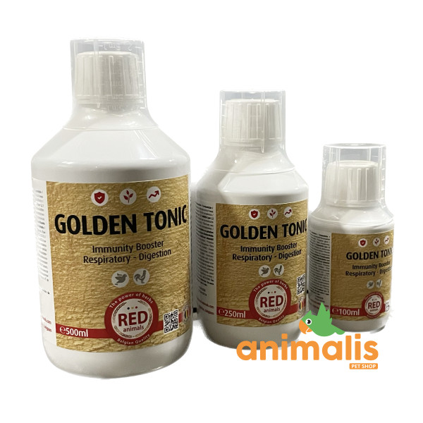 Golden Tonic 500ml - Animais Vermelhos