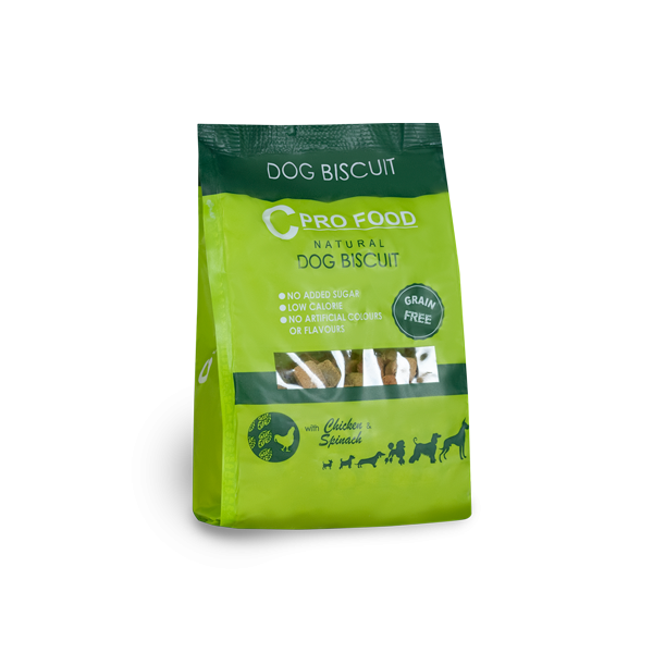 Biscotti Pollo & Spinaci 400g - Leccornia per cani - CproFood