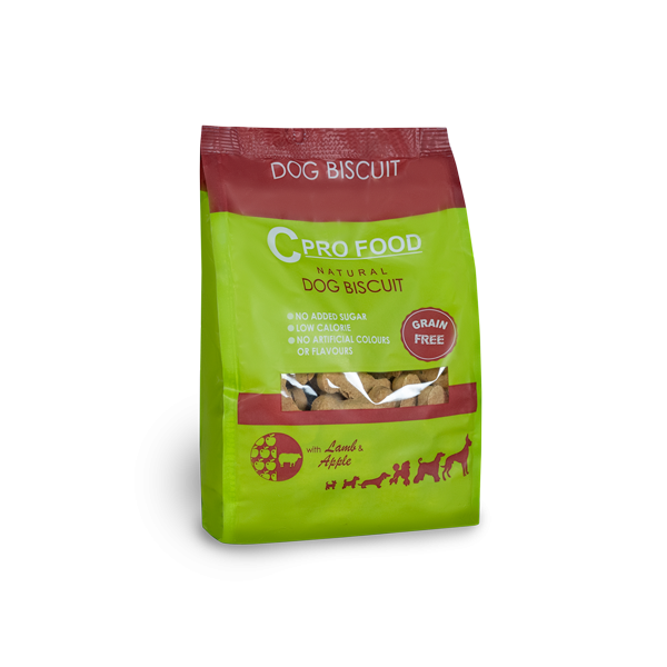 Biscoitos de Borrego e Maçã 400g - Guloseima para cão - CproFood