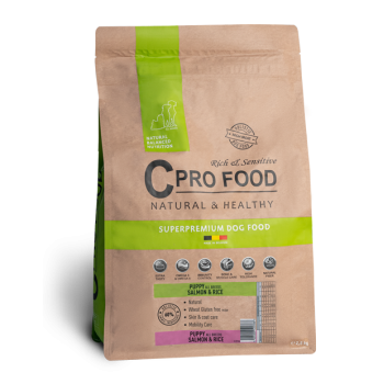 Puppy All Breeds com salmão e arroz 2,5kg - Ração para cachorros - CproFood