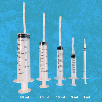 Hand-feeding syringe set with tubes for baby - Your Parrot