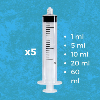 Hand-feeding syringe set with tubes for baby - Your Parrot