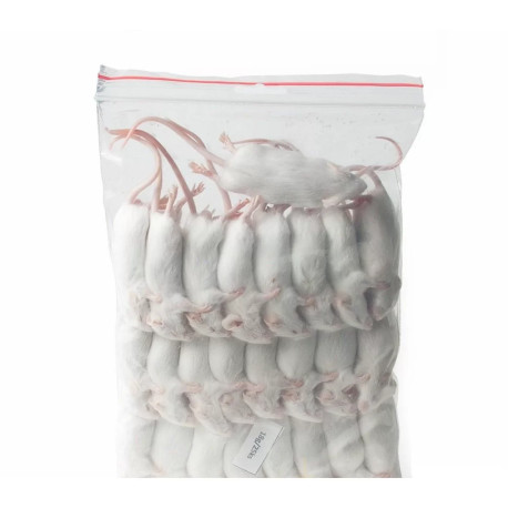 Premium Frozen Fluffy Mouse 5-7g - 25 pieces