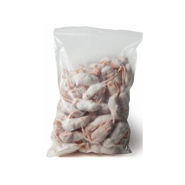 Camundongos peludos congelados 4-5g - 1kg