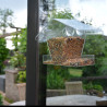 Bilbao window bird feeder for sky birds - transparent