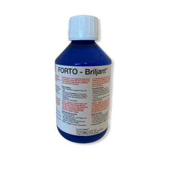 Forto Brilliant 500ml - Champô azul para pássaros