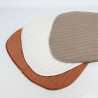 Coperta double face per cani arancione - 120x95x2cm - Pebble