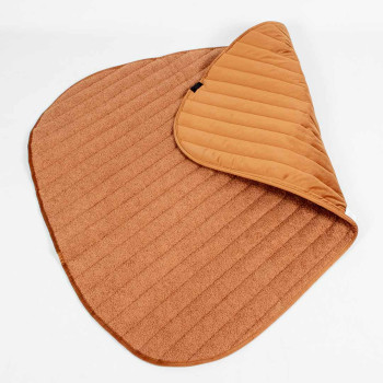 Pebble - Coperta double face per cani arancione - 120x95x2cm