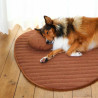 Zweiseitige Hundedecke orange - 120x95x2cm - Pebble