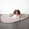 Plaid double face pour chiens taupe - 120x95x2cm - Pebble