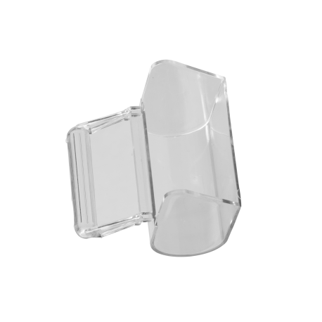 Comedouro exterior para fachada com abas 7,2x4x7,8cm Transparente - Fauna