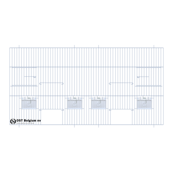 Vetrina Cromata 80 x 40 cm - Ost