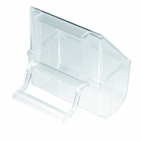 Comedero exterior transparente - 7x4x8cm - STA