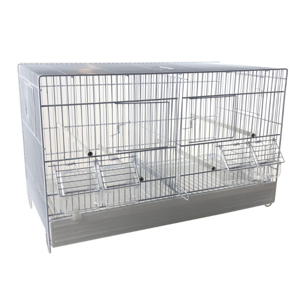 Cage Domus-Molinari 55cm laquée en blanc - COVA 55