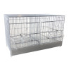 Domus-Molinari 55cm white lacquered cage - COVA 55