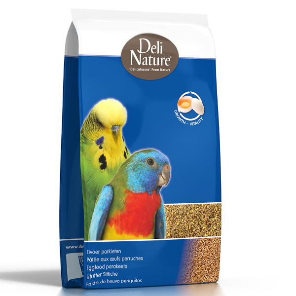 Pasta gordurosa com ovos para periquitos 1kg - Deli Nature