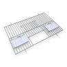 Training cage front with 1 door and 2 feeder doors 34x22cm