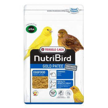 Gold Pâtée Canaris 10kg - Pâtée jaune grasse - NutriBird