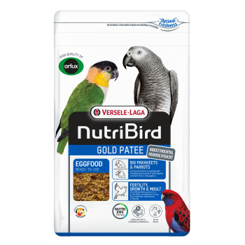 Gold Pâtée Large Parakeets and Parrots 10kg - Fatty Pâtée - NutriBird